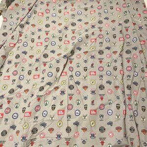 Pottery Barn NBA Full Size Flat Sheet Eastern Conference PB Teen